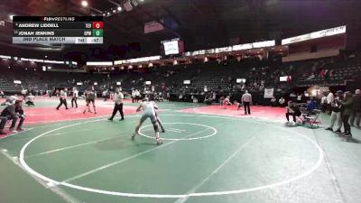 159 lbs 3rd Place Match - Andrew Liddell, TEV1 vs Jonah Jenkins, CPWA