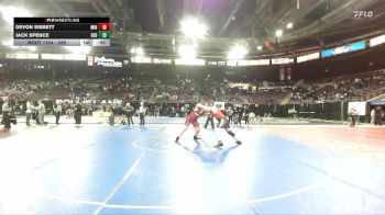285 lbs Cons. Round 3 - Devon Sibbett, Minico vs Jack Spence, Redmond