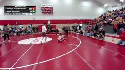 58-61 lbs Round 3 - Bryson Tellinghuisen, Eaton Reds WC vs Tripp Huggans, Platte Valley