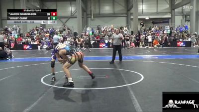 132 lbs Champ. Round 1 - Kolby Quint, Ark City vs Aaron Samuelson, Oakley