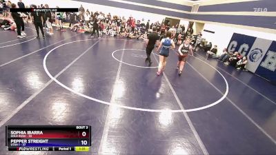 170 lbs Round 1 (6 Team) - Kinlee Conger, Gold Rush vs Andie Stump, Utah 1