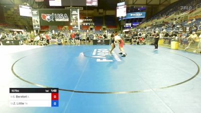 157 lbs Cons 4 - Ismael Bereket, IL vs Zachery Little, TN