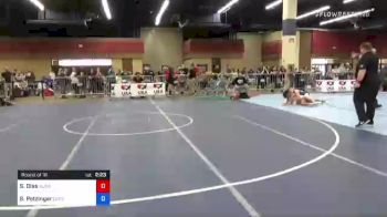 50 kg Round Of 16 - Sterling Dias, Slam Academy vs Sydney Petzinger, Cardinal Wrestling Club