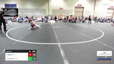 117 lbs Rr Rnd 5 - Zaiden Buell, Michigan Premier WC - (A) vs Isaac Lucero Jr., Big Game Wrestling Club