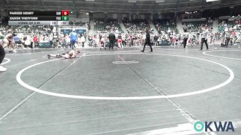 76 lbs Consi Of 8 #2 - Parker Henry, Raw Wrestling Club vs Zadok Thetford, Piedmont