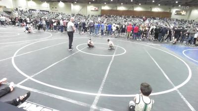 49 lbs Consi Of 16 #2 - Joseph McCassie, Fernley Wrestling Club vs Xzavier Wobbe Hayward, West Valley Junior Eagles