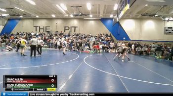 120 lbs Cons. Round 3 - Isaac Allen, American Fork Jr High vs Titan Schaugaard, Jordan Junior Wrestling