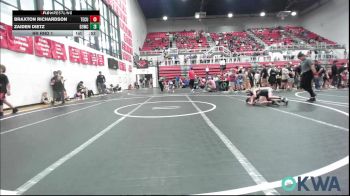 67-73 lbs Rr Rnd 1 - Braxton Richardson, Tecumseh Youth Wrestling vs Zaiden Dietz, D3 Wrestling Cluib