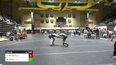 197 lbs Quarterfinal - Connor Mirasola, Penn State vs Kael Wisler, Michigan State