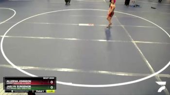 Quarterfinal - Alleena Johnson, Summit Wrestling Academy vs Jaelyn Surgenor, Stillwater Area Wrestling