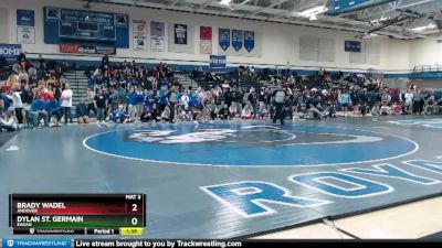 106 lbs Semifinal - Dylan St. Germain, Eagan vs Brady Wadel, Andover