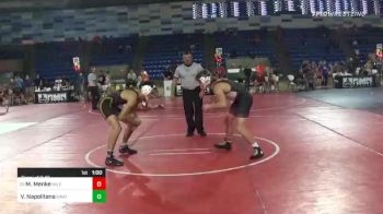 132 lbs Consi Of 8 #1 - Murphy Menke, Mile High WC vs Vincenzo Napolitana, SWAT