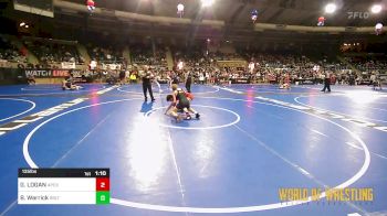 135 lbs Quarterfinal - GABRIEL LOGAN, Apex vs Brody Warrick, Sebolt Wrestling Academy