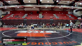 141 lbs Cons. Round 3 - Armando Garcia, Northern Colorado vs Rhett Koenig, Minnesota