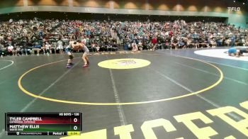 126 lbs Prelim - Matthew Ellis, White Pine vs Tyler Campbell, Cathedral Catholic