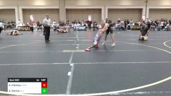 109 lbs Semifinal - Arseni Kikiniou, Poway Elite vs Aiden Garcia, DC Academy