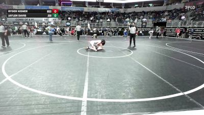 110 lbs Consi Of 8 #1 - Ryder Kisner, Missouri Renegades vs Jaylen Davis, Junior Cyclones WC