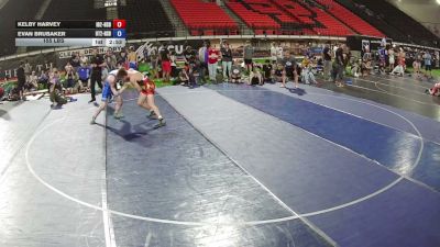 155 lbs Kelby Harvey, Idaho 2 HS Boys vs Evan Brubaker, Utah 2 HS Boys