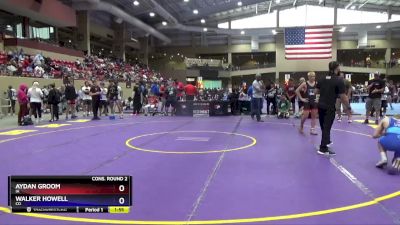 150 lbs Cons. Round 2 - Aydan Groom, IA vs Walker Howell, CO