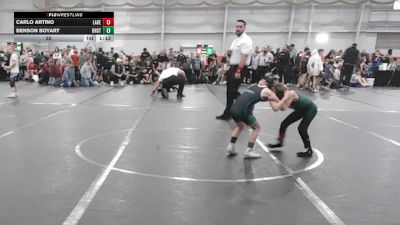 52 lbs Round 1 (6 Team) - Carlo Artino, Lake WC vs Benson Boyart, Ohio Stingers