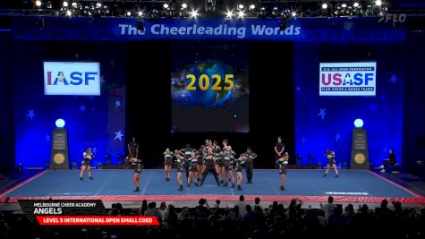 Melbourne Cheer Academy - Angels [2025 L5 International Open Small Coed Semis] 2025 The Cheerleading Worlds