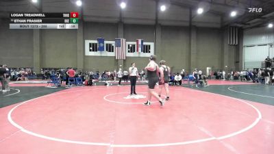 285 lbs Cons. Round 4 - Ethan Frasier, Deer Creek vs Logan Treadwell, Thompson