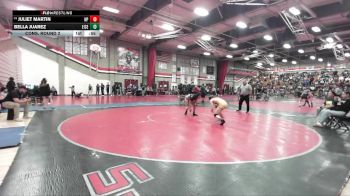 125 lbs Cons. Round 2 - Juliet Martin, Newbury Park vs Bella Juarez, Eisenhower