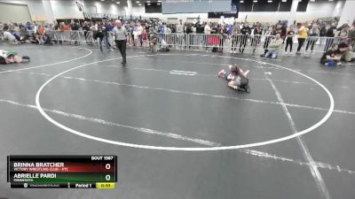 83-89 lbs Cons. Semi - Abrielle Pardi, Minnesota vs Brinna Bratcher, Victory Wrestling Club - VTC