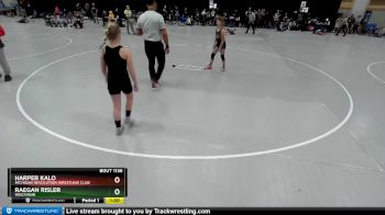 87 lbs Cons. Round 1 - Harper Kalo, Michigan Revolution Wrestling Club vs Raegan Risler, Wisconsin