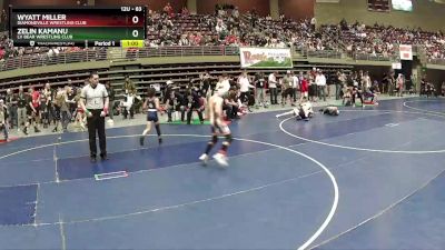 83 lbs Quarterfinal - Zelin Kamanu, LV Bear Wrestling Club vs Wyatt Miller, Diamondville Wrestling Club