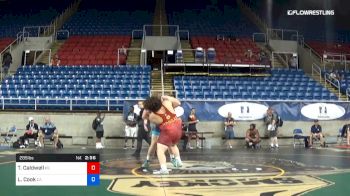 285 lbs Rnd Of 32 - Tony Caldwell, Kansas vs Lucas Cook, California