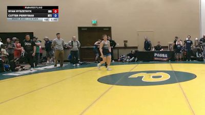 115 lbs Cons. Quarters - Ryan Ryszetnyk, Savage Wrestling Academy vs Cutter Perryman, M2 Training Center