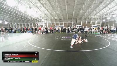 130 lbs Cons. Round 6 - Ameris Jensen, Westlake vs Regan Heywood, Wasatch