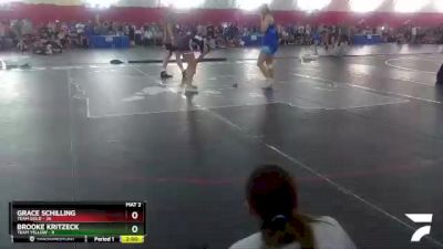 135 lbs Round 5 (6 Team) - Grace Schilling, Team Gold vs Brooke Kritzeck, Team Yellow