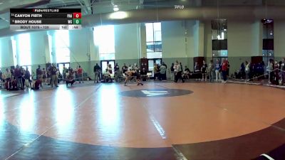 120 lbs Cons. Round 2 - Canyon Firth, Poquoson Athletic Association vs Brody House, Virginia Patriots Wrestling