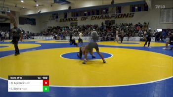 129 lbs Round Of 16 - Brenden Agcaoili, SLAM Academy (NV) vs Edwin Sierra, Poway