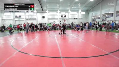 S-70 lbs Round Robin 5 - James Wirick III, OH vs Ryan Federico, OH