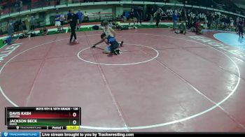 126 lbs Cons. Semi - Davis Kash, Oregon vs Jackson Beck, Idaho