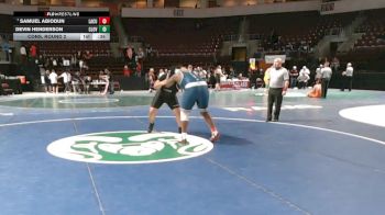5A 285 lbs Cons. Round 2 - Samuel Abiodun, La Cueva vs Devin Henderson, Clovis
