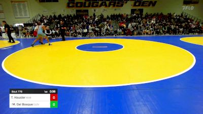 153 lbs Consi Of 8 #2 - Tharyn Hausler, Bixby (OK) vs Max Del Bosque, Clovis North