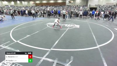 58 lbs Consi Of 8 #2 - Cristian Navarro, Northshore Wrestling Club vs Mateo Ayala, Klamath Basin Warriors
