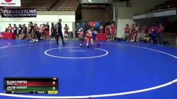 126 lbs Round 1 (16 Team) - Elijah Cortez, SCVWA vs Jacob August, REWA