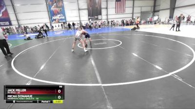 96 lbs Rd# 8- 12:30pm Saturday Final Pool - Micah Donahue, Minnesota Funky Singlets vs Jack Miller, PA Gold