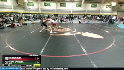 174 lbs Cons. Round 1 - Derek Reynolds, EAFB vs Matthew Caviezel, SIOUX FALLS