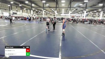 114 lbs Semifinal - Brayden Dixon, Trybe vs Ares Jimenez, No Team