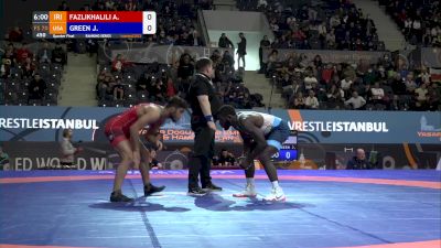70 kg Quarterfinal - Aliakbar Fazlikhalili, IRI vs James Green, USA