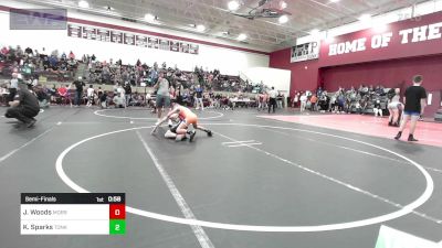 100-105 lbs Semifinal - Joe Woods, Morrison Takedown Club vs Kamden Sparks, Tonkawa Takedown Club