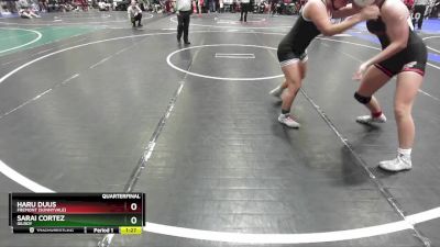 140 lbs Quarterfinal - Haru Duus, Fremont (Sunnyvale) vs Sarai Cortez, Gilroy