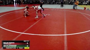 110 lbs Semifinal - Nolan Ourada, Redwood Valley vs Kiptyn Thompson, Fosston-Bagley Brawlers