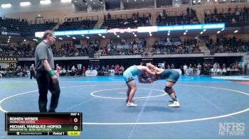 171 lbs Cons. Round 3 - Michael Marquez-Hopson, Redington Sr. Jr/Sr High School vs Romen Weber, Valdez High School